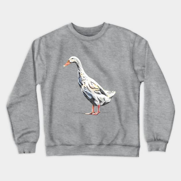 White Duck Crewneck Sweatshirt by lucafon18